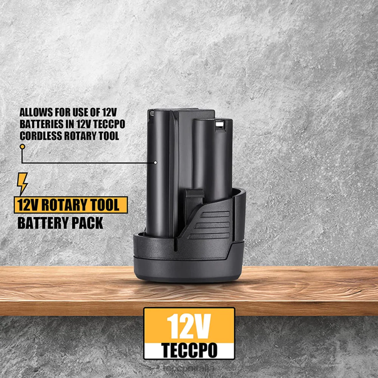 TECCPO Batteria ly699-li (confezione da 1) da 2,0 A per batterie agli ioni di litio da 12 V Accessori L0VNJ40