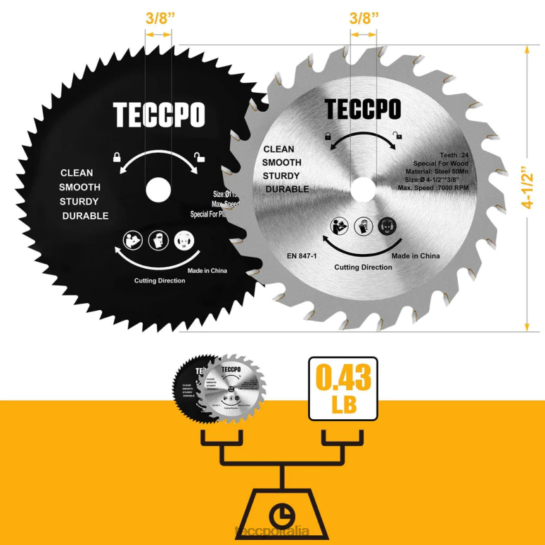 TECCPO lama per sega circolare Accessori L0VNJ32
