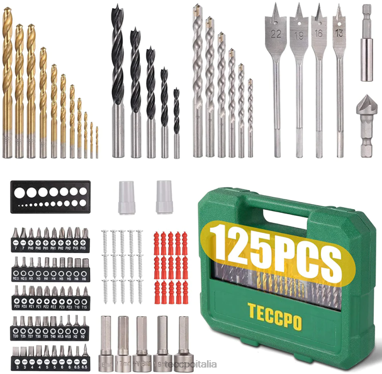 TECCPO set di punte da trapano Accessori L0VNJ5