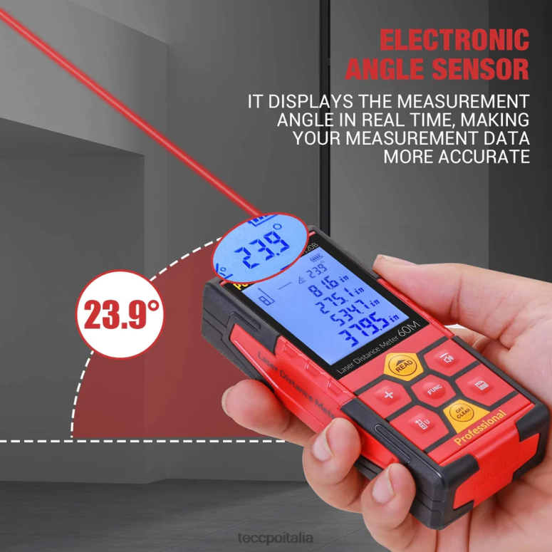 TECCPO Distanziometro laser popoman ricaricabile altre collezioni L0VNJ38