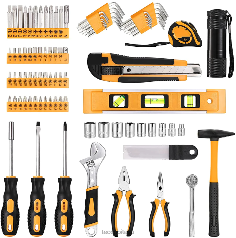 TECCPO kit attrezzi domestici 102pz altre collezioni L0VNJ62
