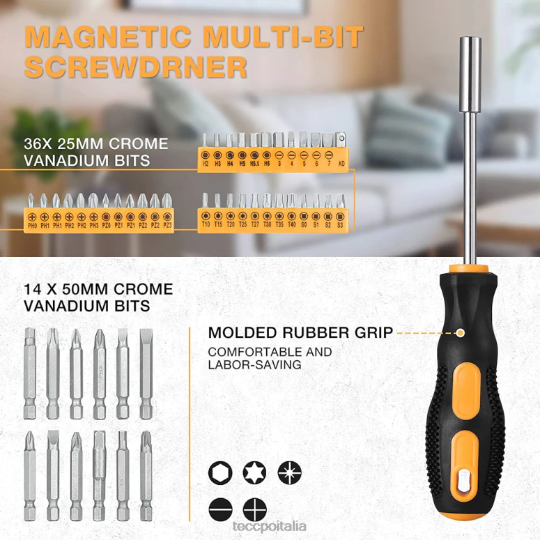 TECCPO kit attrezzi domestici 102pz altre collezioni L0VNJ62