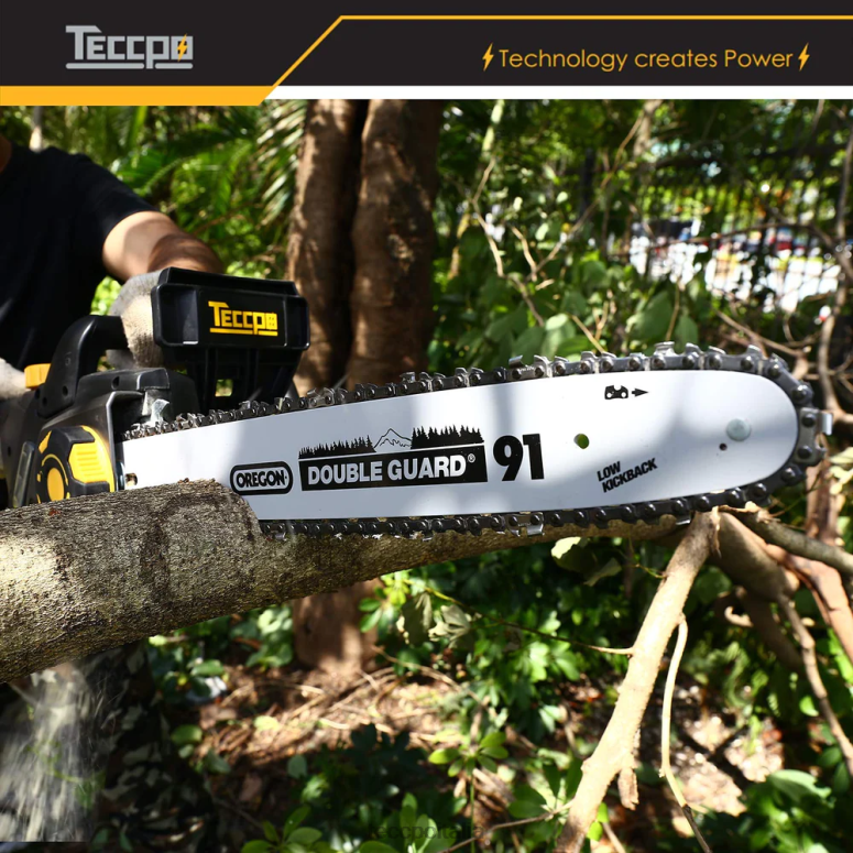 TECCPO Motosega a filo da 2400 W cura del giardino L0VNJ30