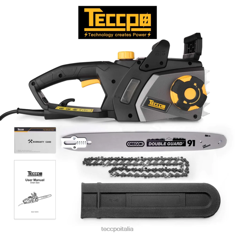 TECCPO Motosega a filo da 2400 W cura del giardino L0VNJ30