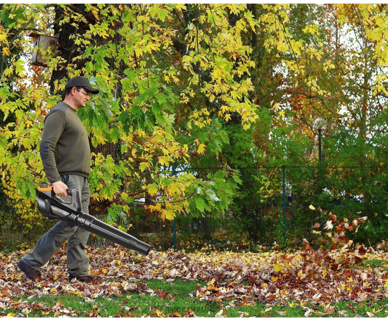 TECCPO Soffiatore per foglie senza fili 40v senza spazzole cura del giardino L0VNJ58