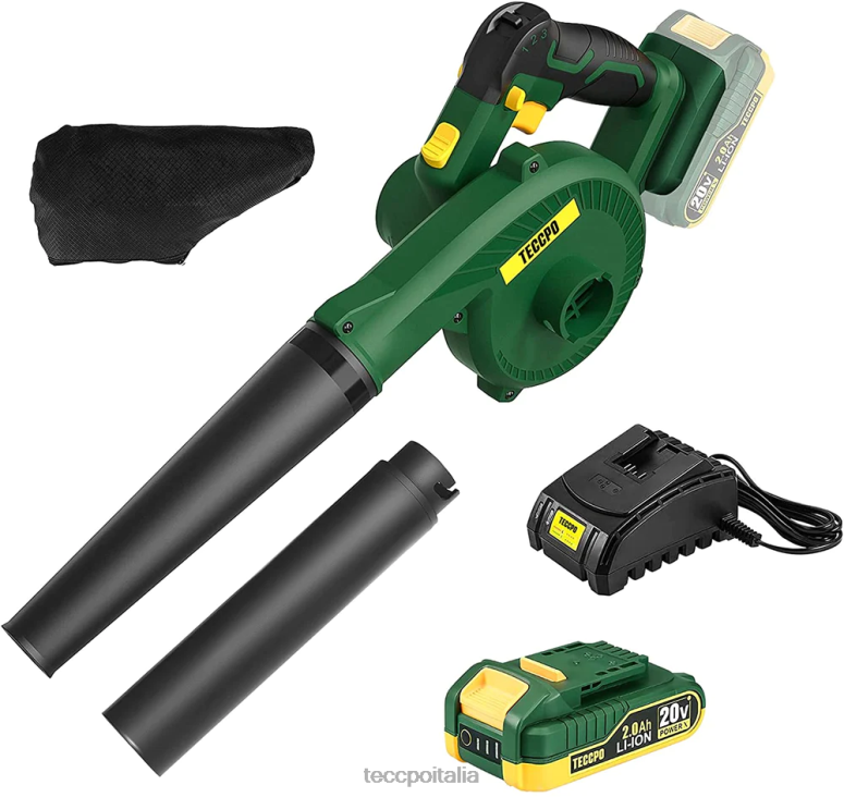 TECCPO soffiatore/spazzatrice senza fili cura del giardino L0VNJ56