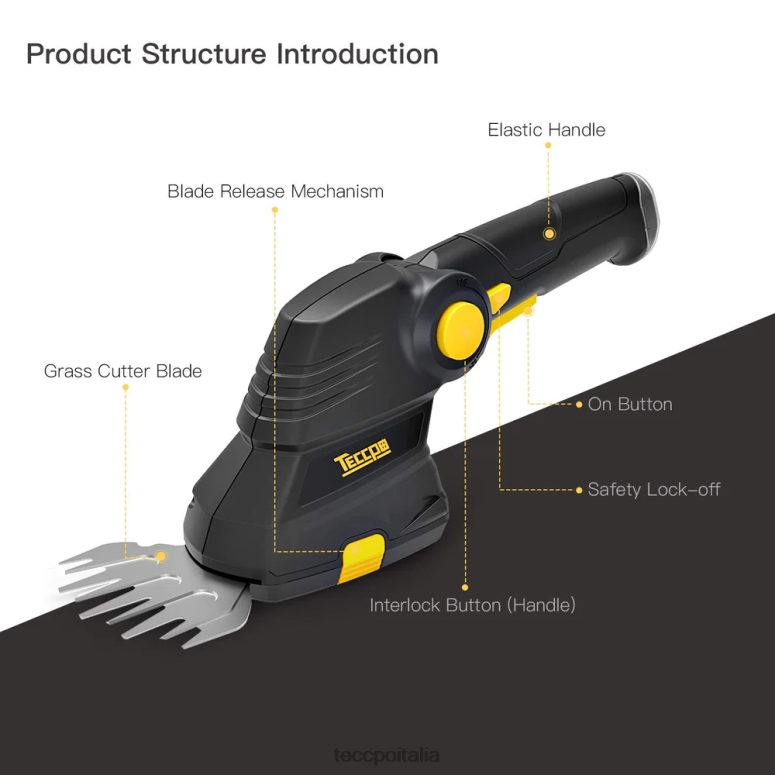 TECCPO tagliaerba a batteria cura del giardino L0VNJ57