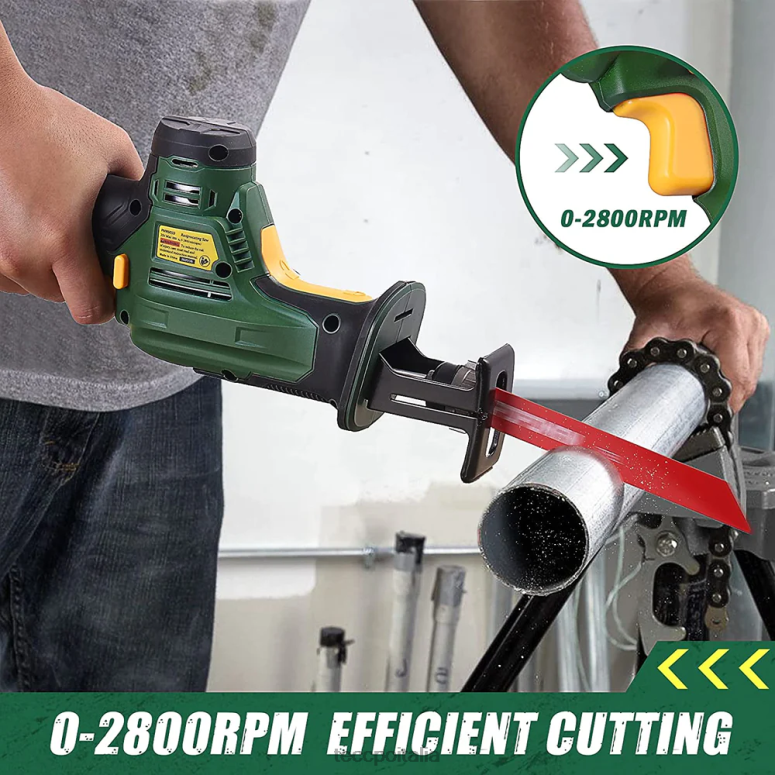 TECCPO Sega alternativa a batteria da 20 V lavorazione del legno L0VNJ22