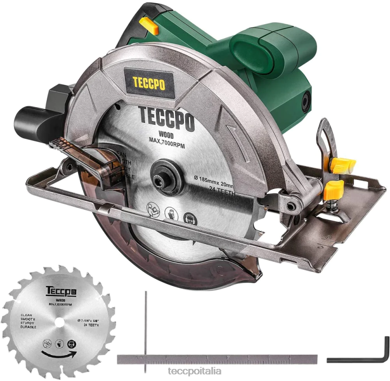 TECCPO Sega circolare da 1200w lavorazione del legno L0VNJ27