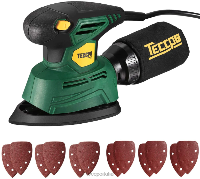 TECCPO levigatrice per dettagli 1/4" 1,1 amp/14 lavorazione del legno L0VNJ20