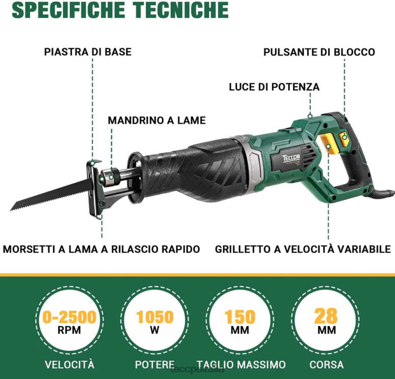 TECCPO sega alternativa universale e professionale lavorazione del legno L0VNJ28