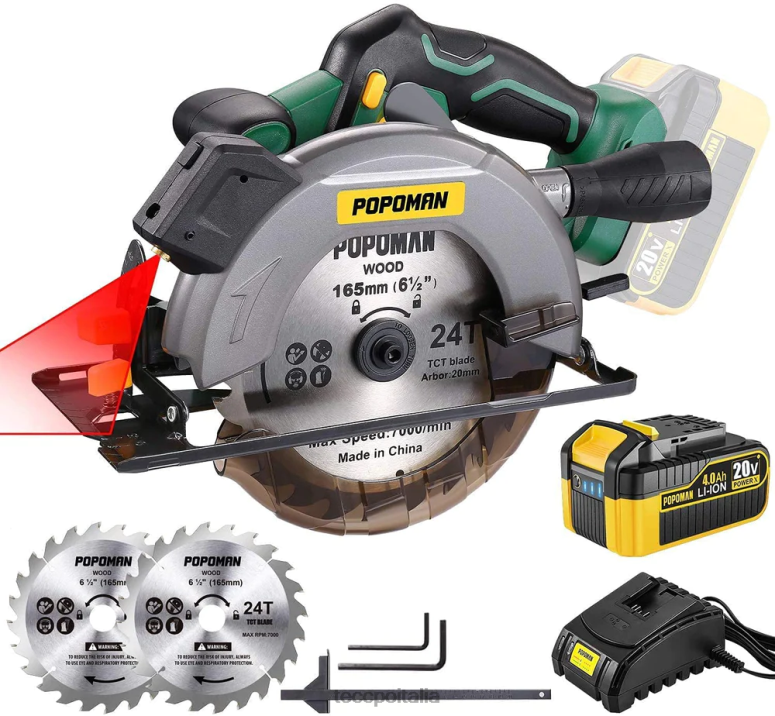 TECCPO sega circolare a batteria lavorazione del legno L0VNJ19