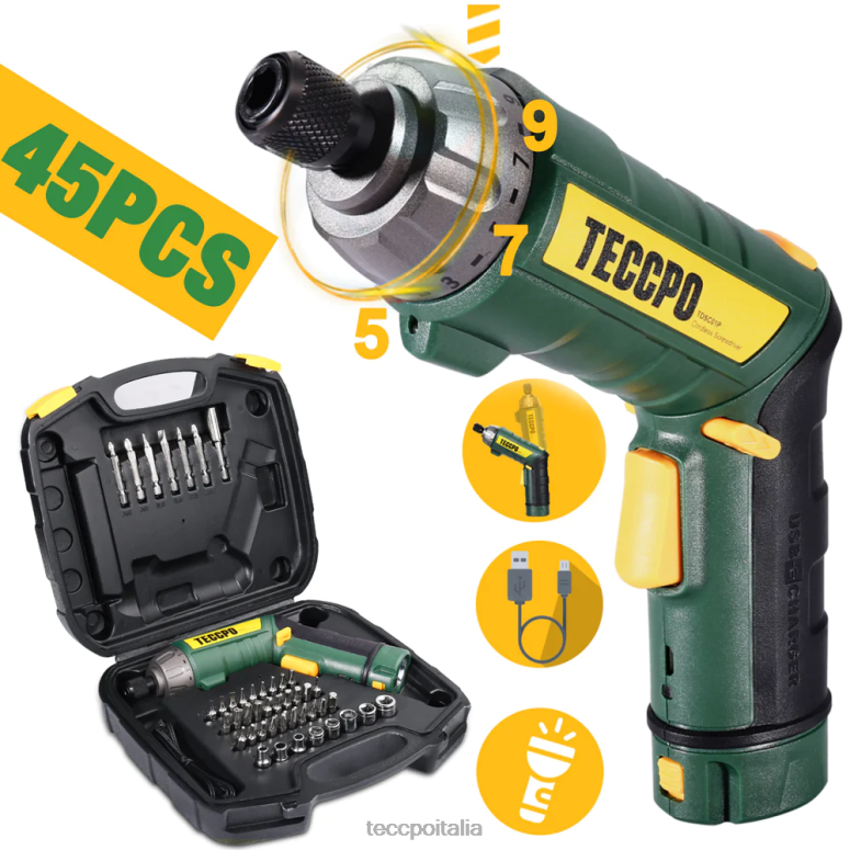 TECCPO avvitatore elettrico trapani e avvitatori L0VNJ1