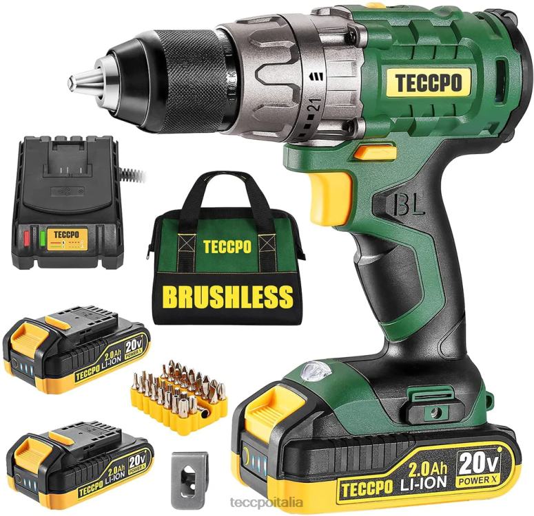 TECCPO set trapano a batteria trapani e avvitatori L0VNJ2