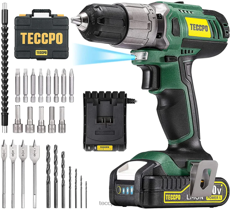 TECCPO trapano a batteria trapani e avvitatori L0VNJ12