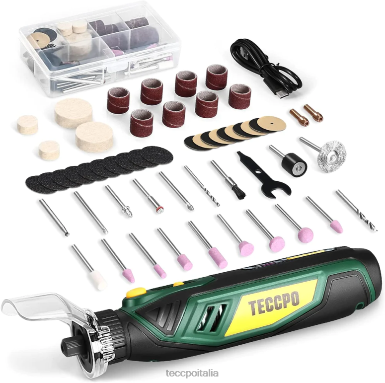 TECCPO Utensile rotativo a batteria 4V utensili rotanti L0VNJ49