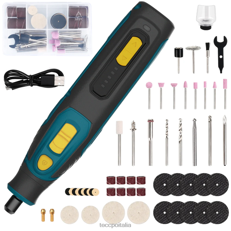 TECCPO Utensile rotativo a batteria 4V utensili rotanti L0VNJ49