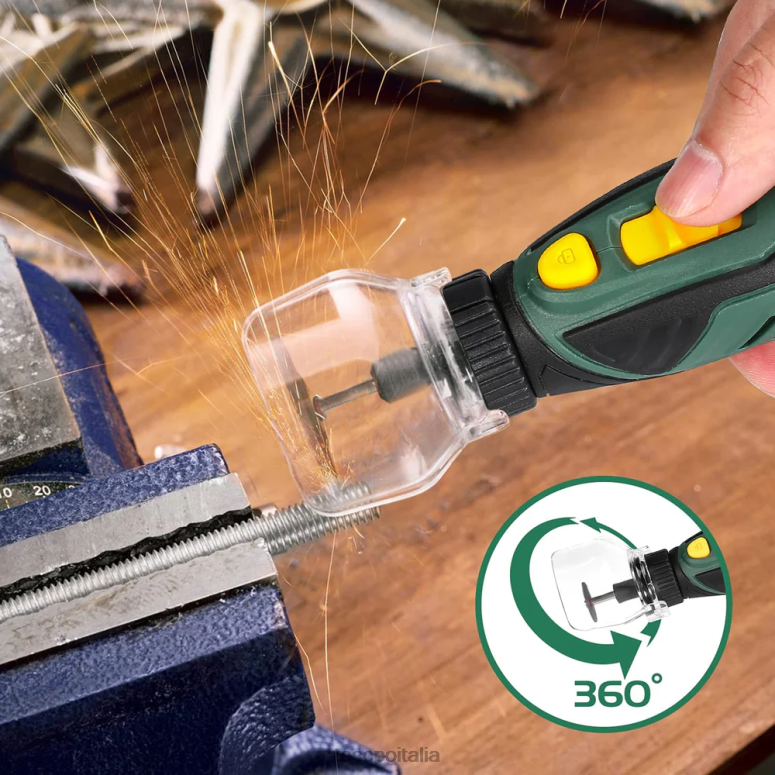TECCPO Utensile rotativo a batteria 4V utensili rotanti L0VNJ49