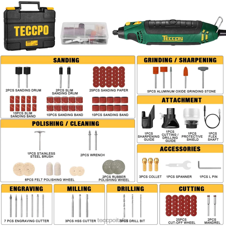 TECCPO kit di utensili rotanti utensili rotanti L0VNJ48