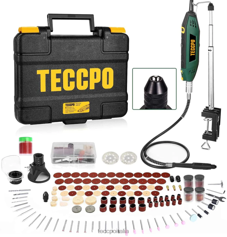 TECCPO strumento rotante aggiornato 1,8 amp utensili rotanti L0VNJ41